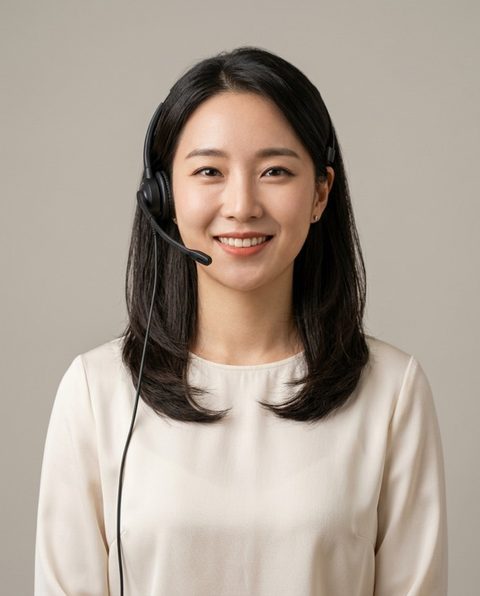 쇼핑몰 CS 담당자 AI 직원 (AI로 만든 이미지)